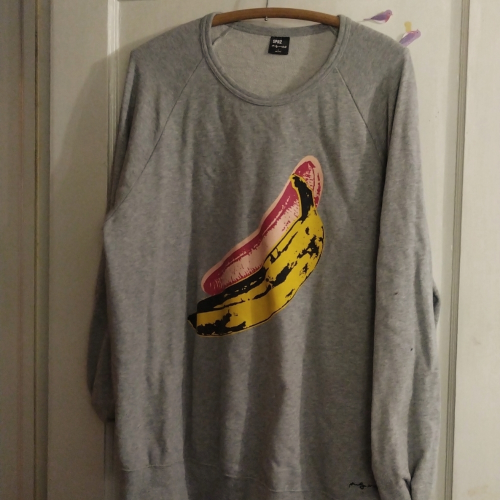 Andy Warhol banana sweatshirt by SPRZ